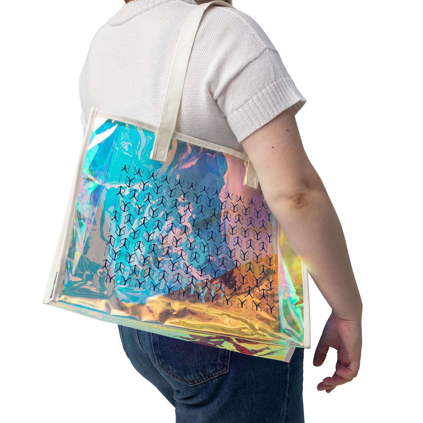 Beach Holographic Tote Bag