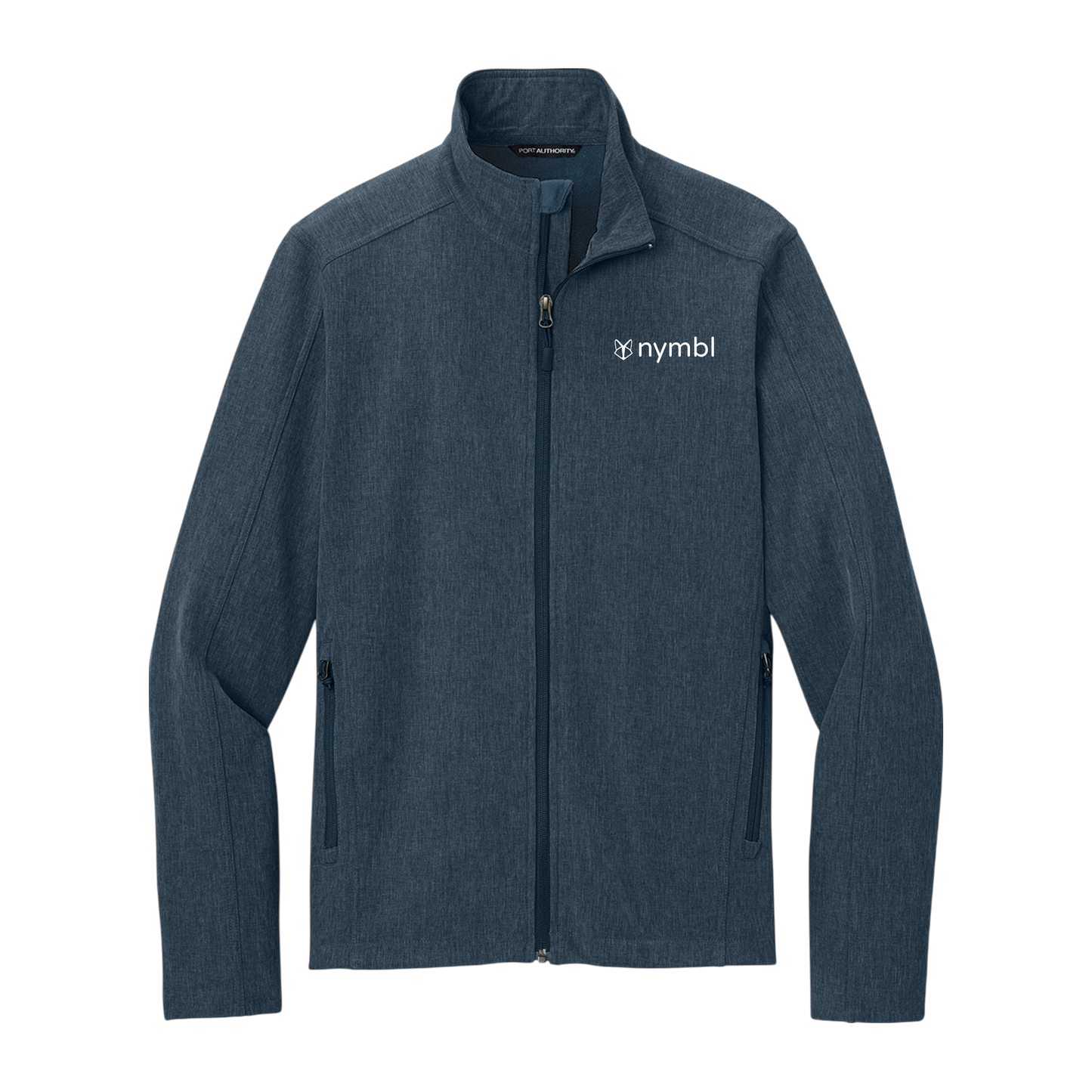 Nymbl Embroidered Soft Shell Jacket — Men's Lightweight Windproof Coat
