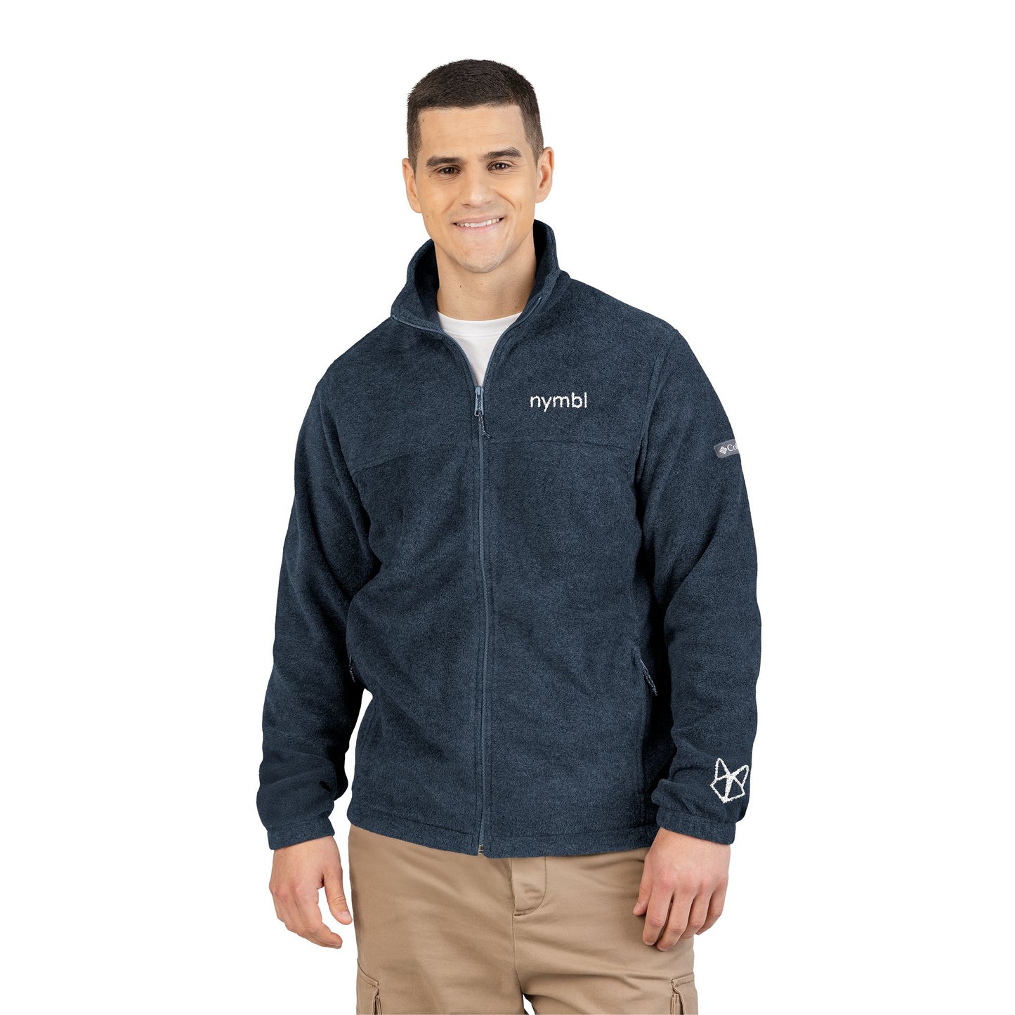 Nymbl Columbia Embroidered Fleece Jacket – Unisex