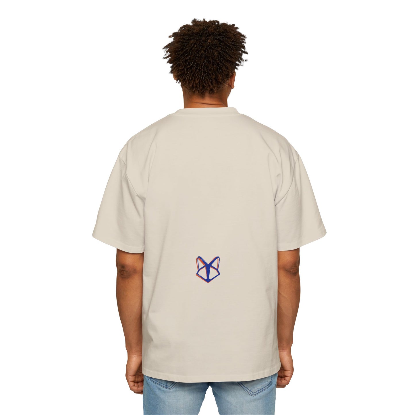 Nymbl Oversized Tee — Vertical Script Logo Unisex