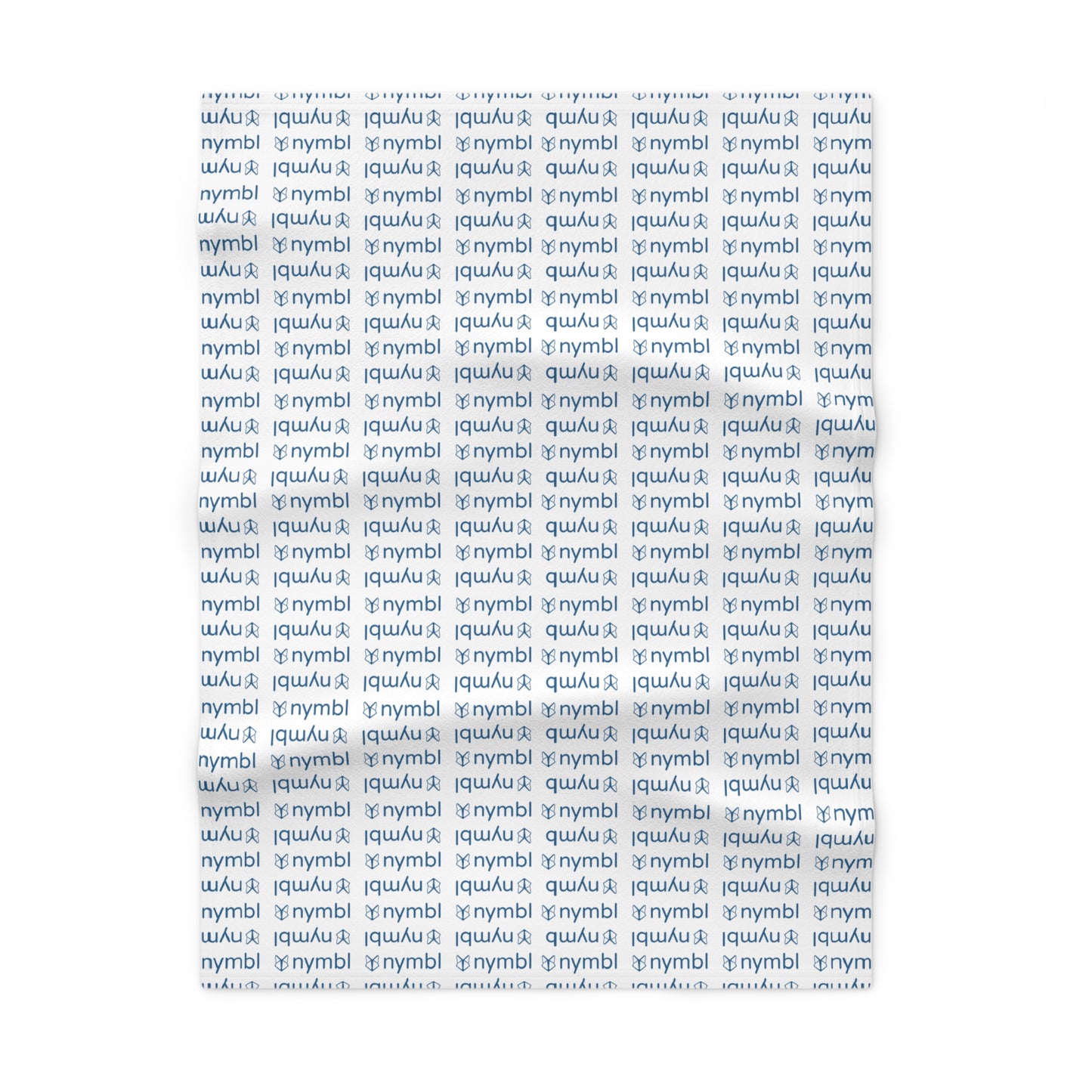 Nymbl Blue Baby Blanket — Soft Fleece Infant Throw