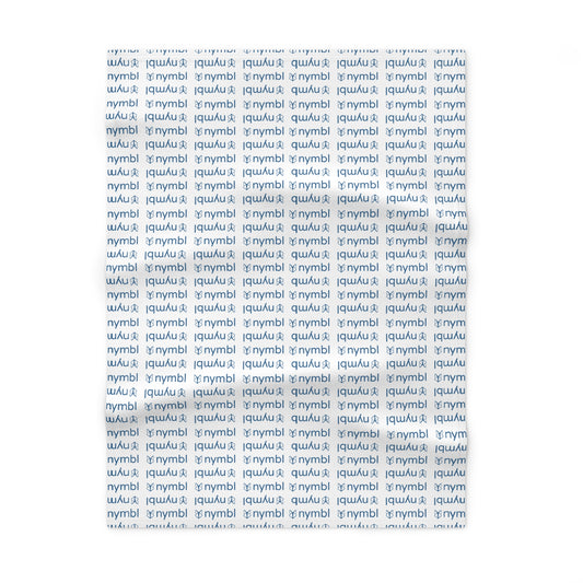 Nymbl Blue Baby Blanket — Soft Fleece Infant Throw