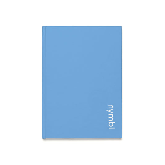 Nymbl Blue Patterned Hardcover Journal | A5 Notebook
