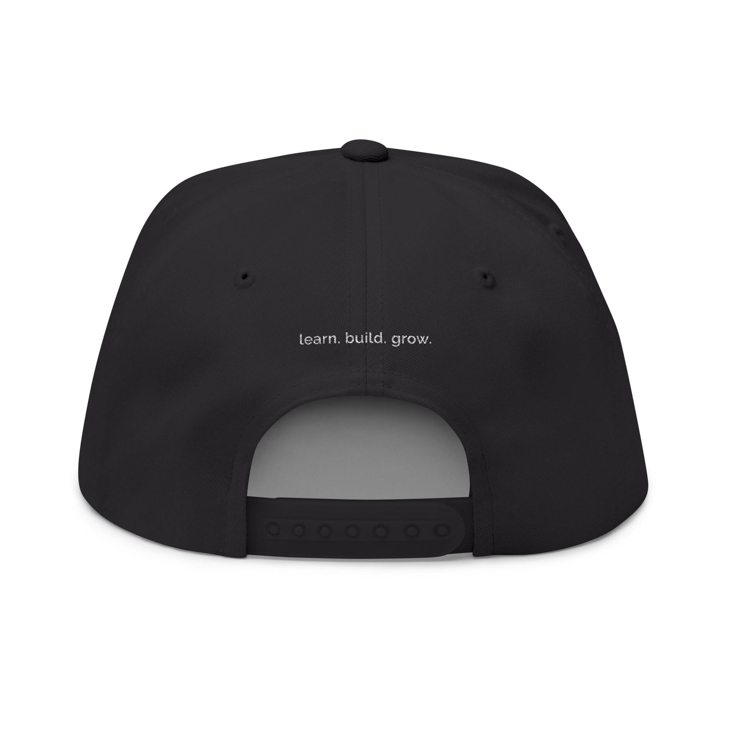 Nymbl Embroidered Flat Bill Cap — Snapback Hat