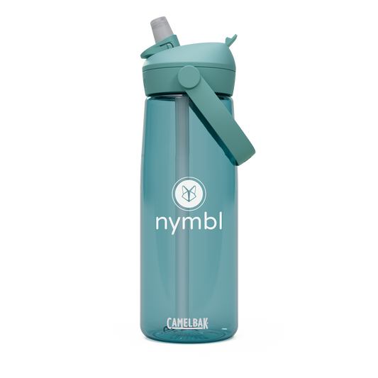 Nymbl 25oz Flip Straw Water Bottle —Camelbak Tritan Renew Eco Bottle