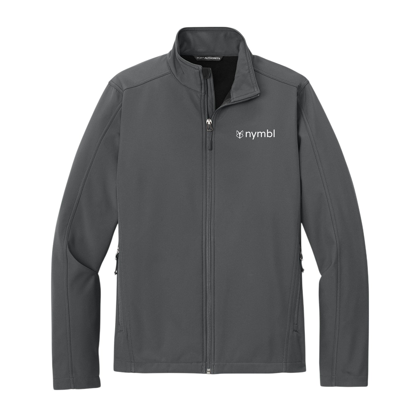 Nymbl Embroidered Soft Shell Jacket — Men's Lightweight Windproof Coat