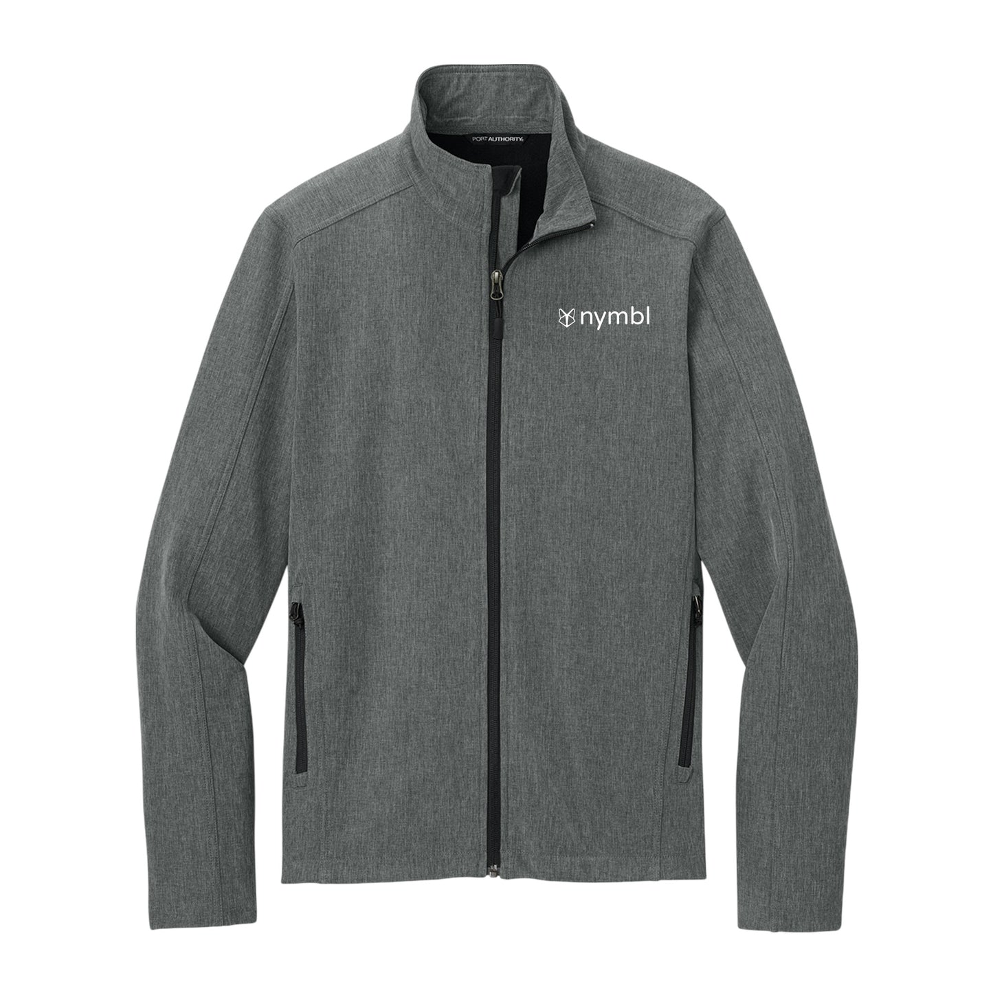 Nymbl Embroidered Soft Shell Jacket — Men's Lightweight Windproof Coat