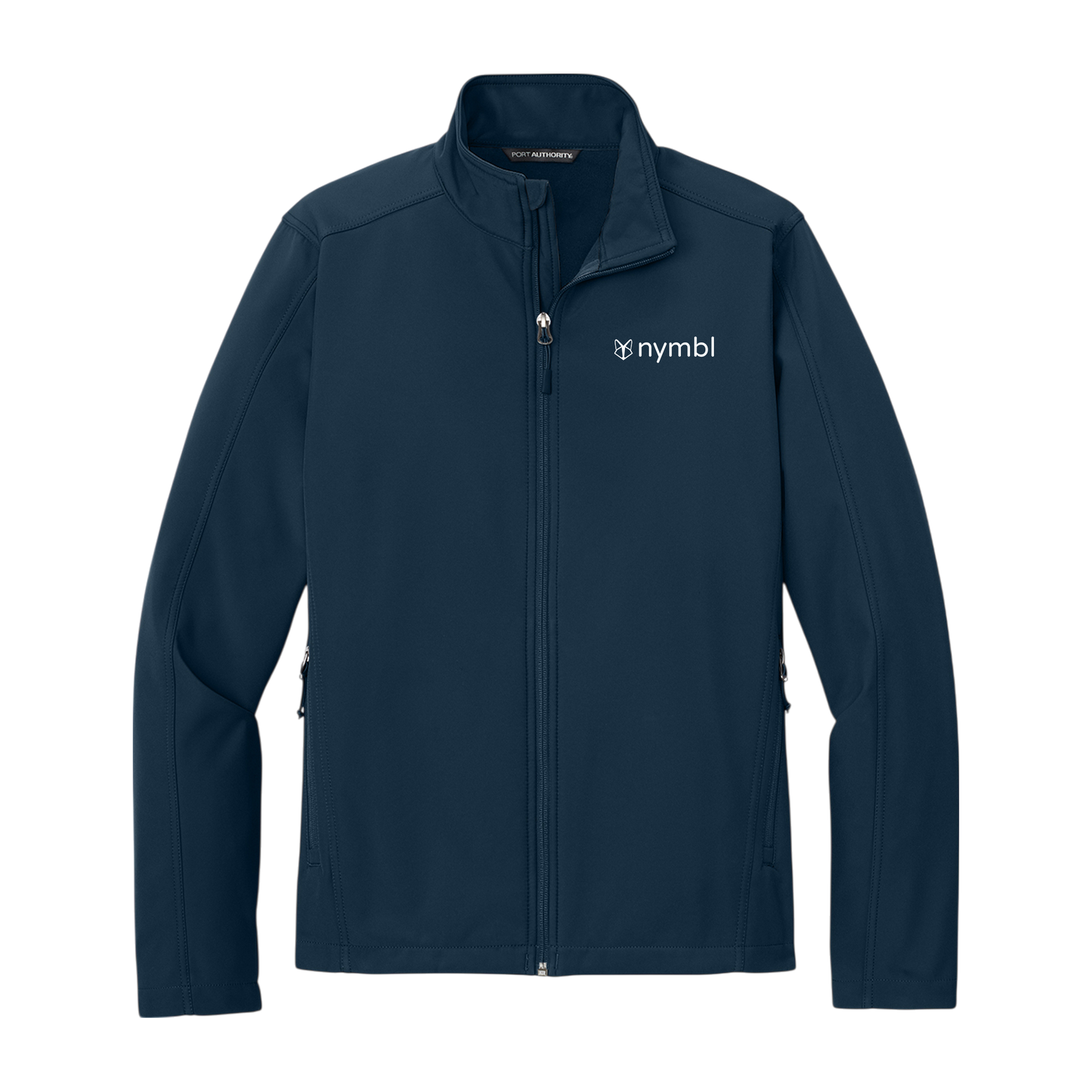 Nymbl Embroidered Soft Shell Jacket — Men's Lightweight Windproof Coat