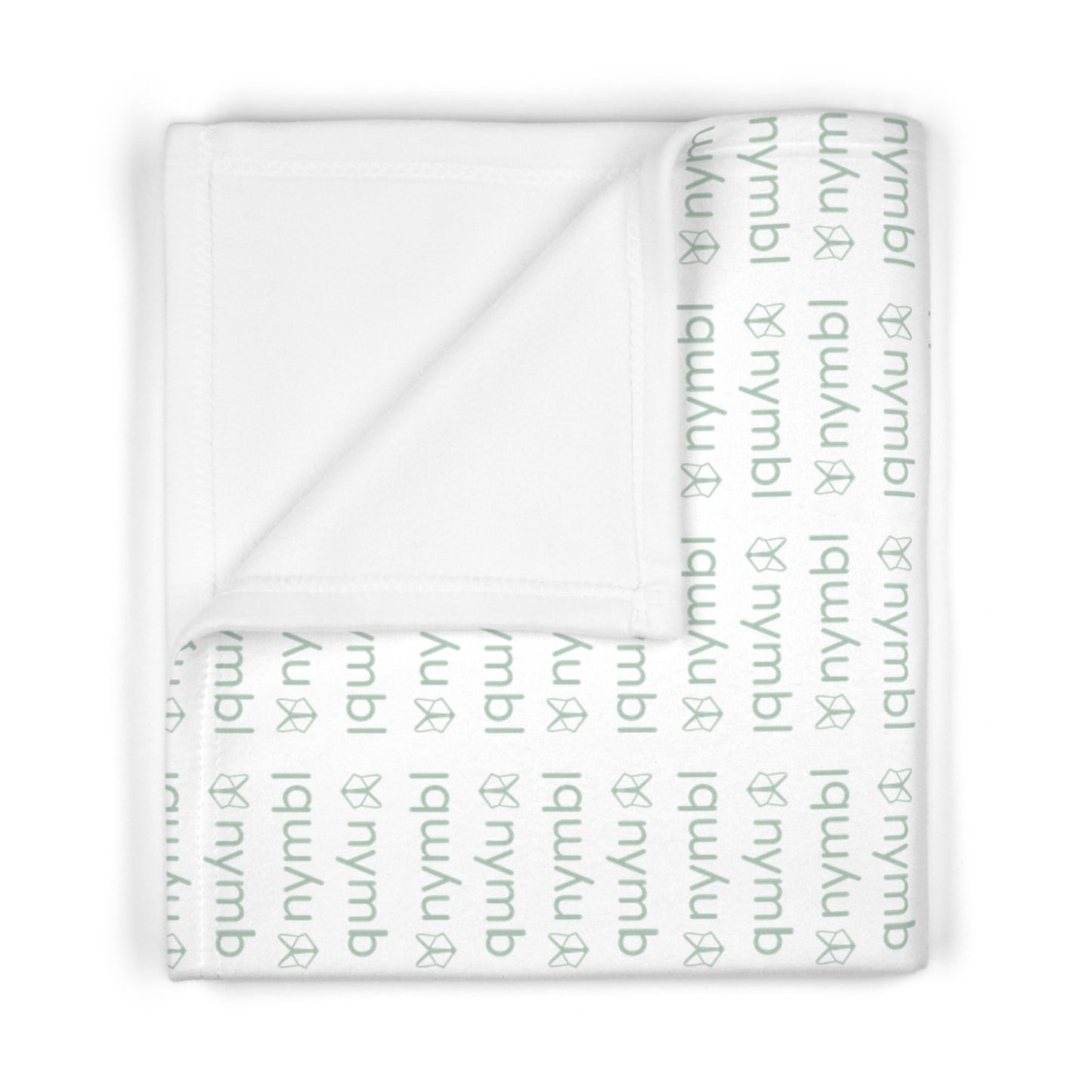 Nymbl Green Baby Blanket — Soft Fleece Infant Throw