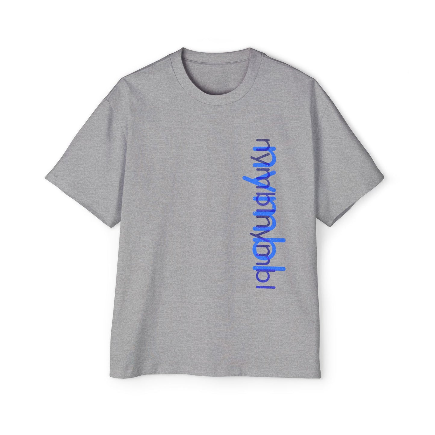 Nymbl Oversized Tee — Vertical Script Logo Unisex