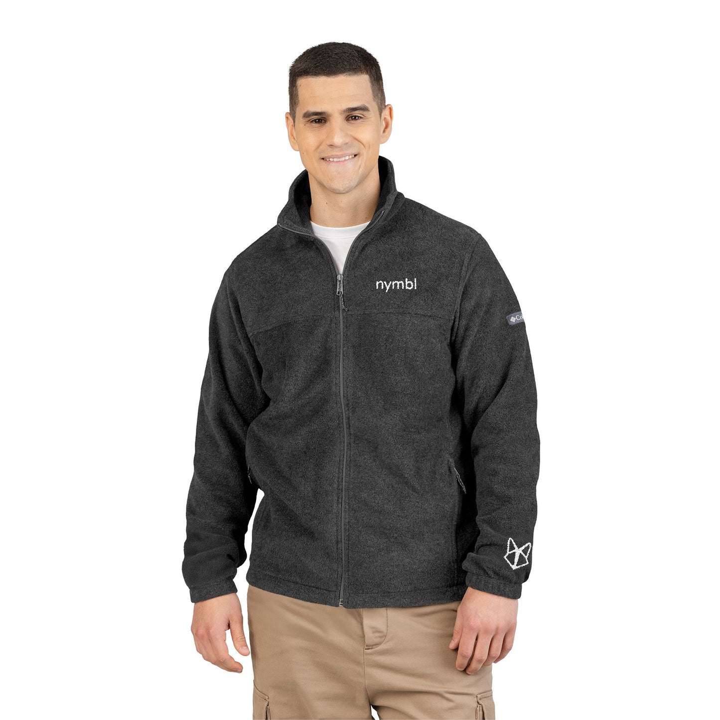 Nymbl Columbia Embroidered Fleece Jacket – Unisex