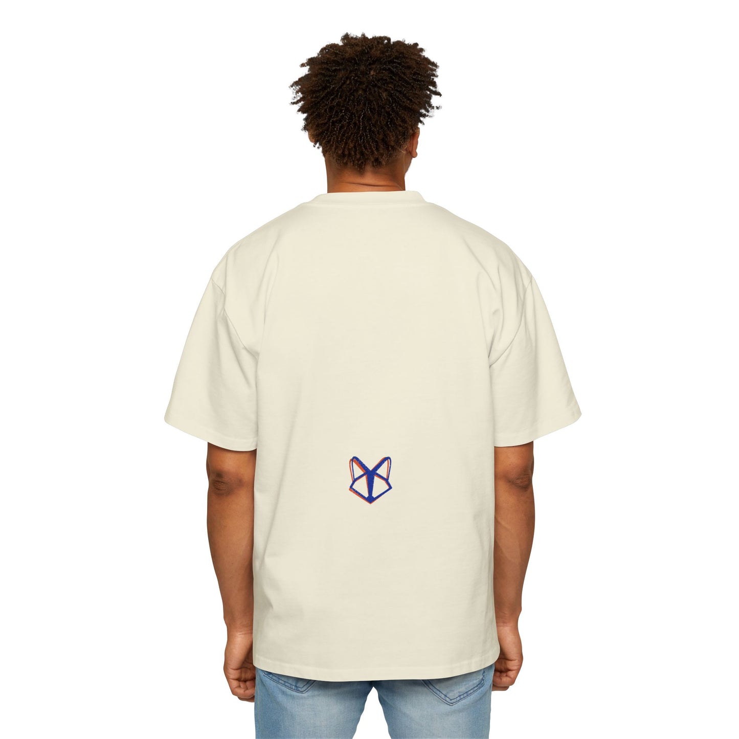 Nymbl Oversized Tee — Vertical Script Logo Unisex