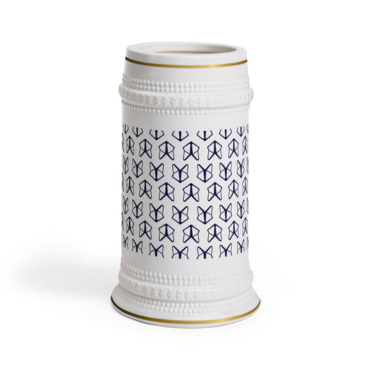 Nymbl Stein Mug for Beer - Dark Blue