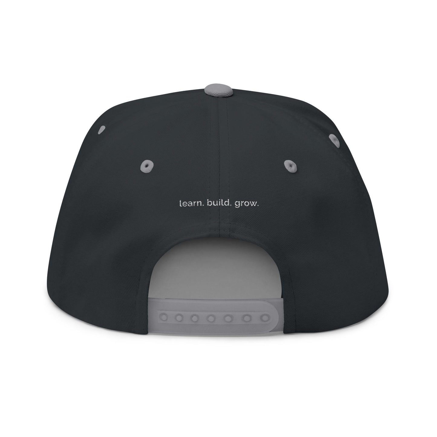 Nymbl Embroidered Flat Bill Cap — Snapback Hat