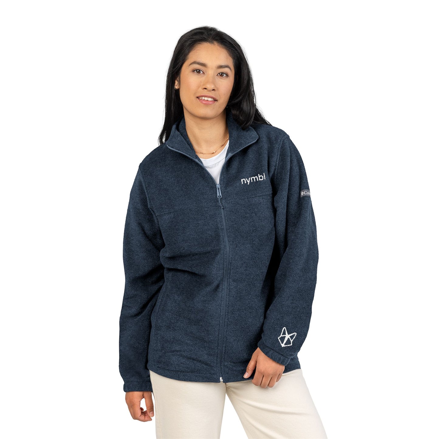 Nymbl Columbia Embroidered Fleece Jacket – Unisex